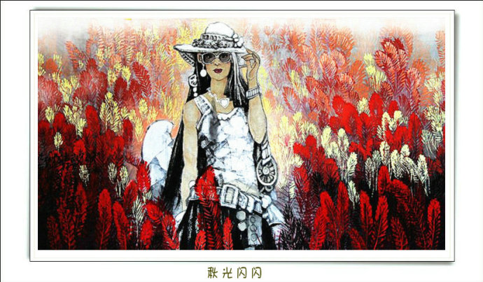 李志远三十张绝美人物画,李智远古风人物画