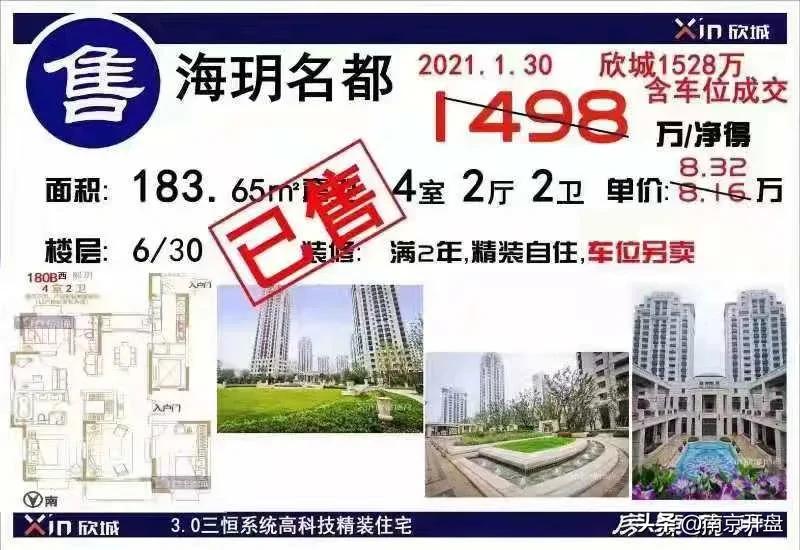 南京多家楼盘涨年度涨幅5%,最近十年南京房价涨得最多的小区