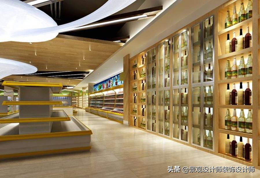 商场店铺设计案例图纸,超市设计图解大全