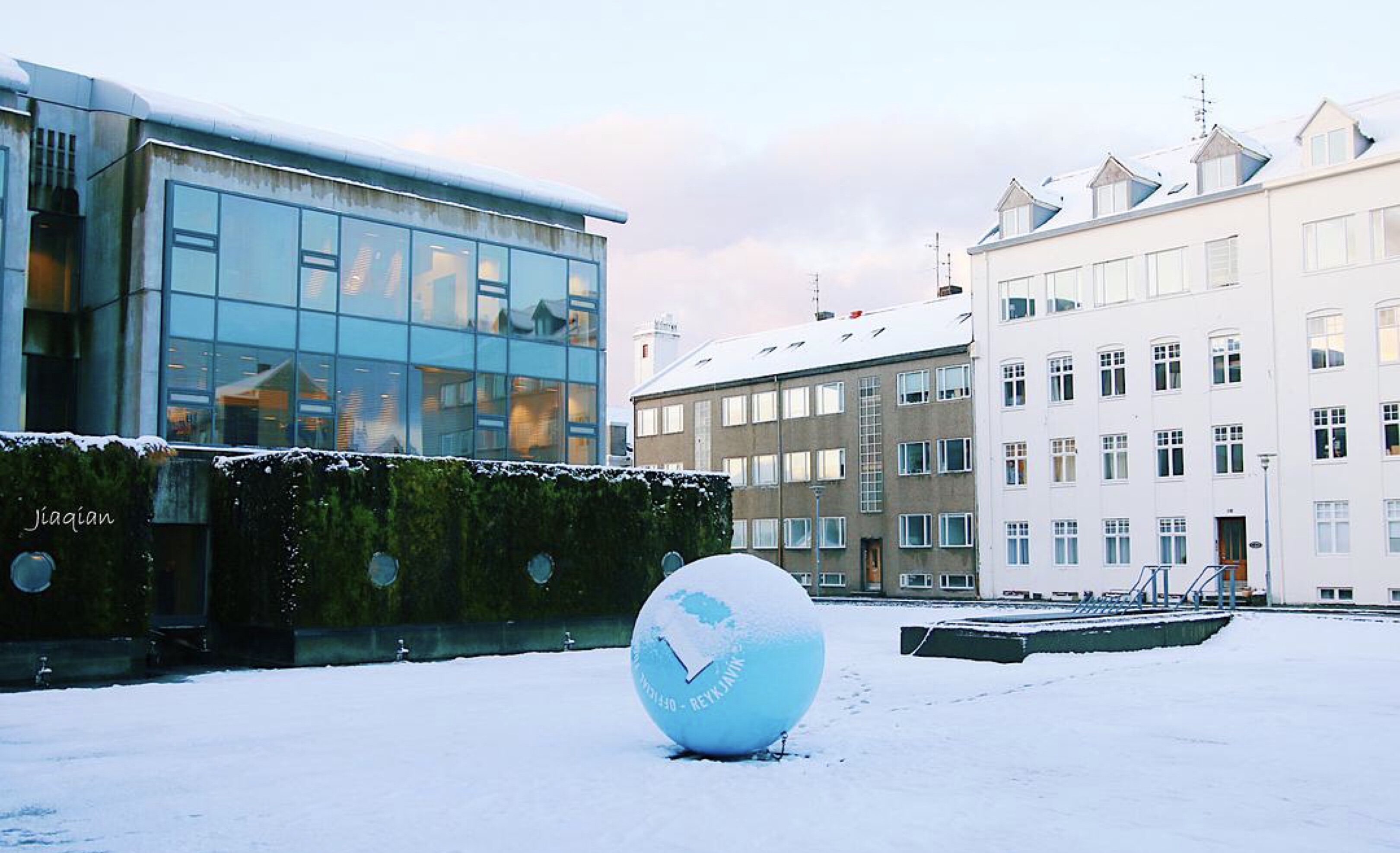 我在冰岛留学的时候,在冰岛当服务员