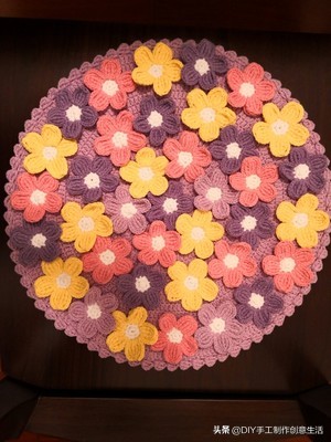 美轮美奂的钩编坐垫,怎样钩编各种坐垫