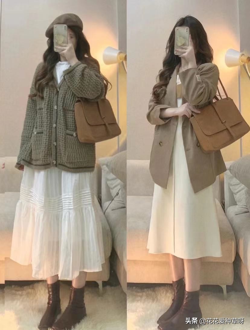 极致温柔的气质早秋穿搭