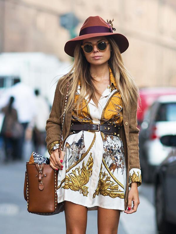 复古毛呢大檐帽搭配,法式大檐帽秋冬