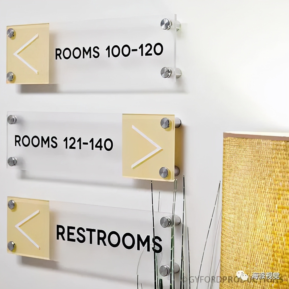 标识牌美观和实用,标识牌实景效果