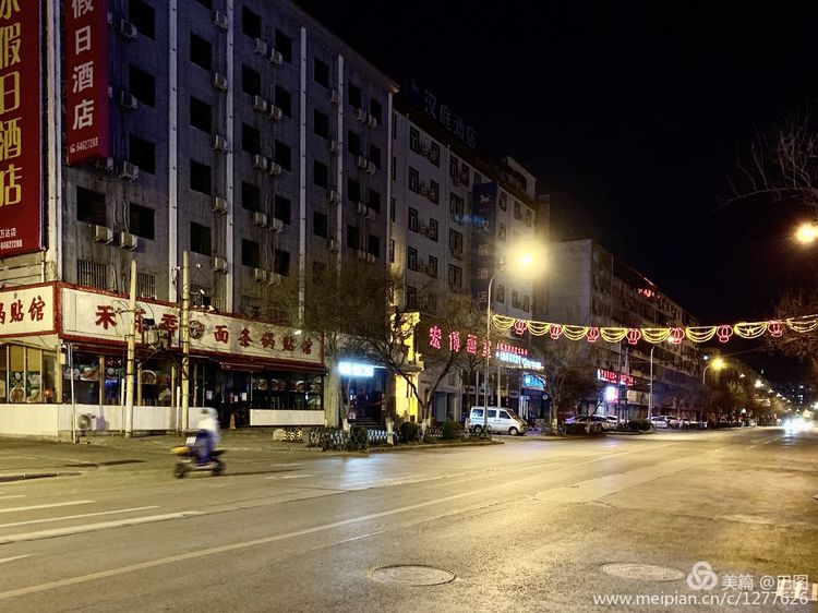 洛阳涧西路边街景,洛阳滨河北路图