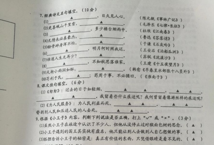 小升初语文模拟试卷来了，了解一下考查的方向与方式，以精准复习