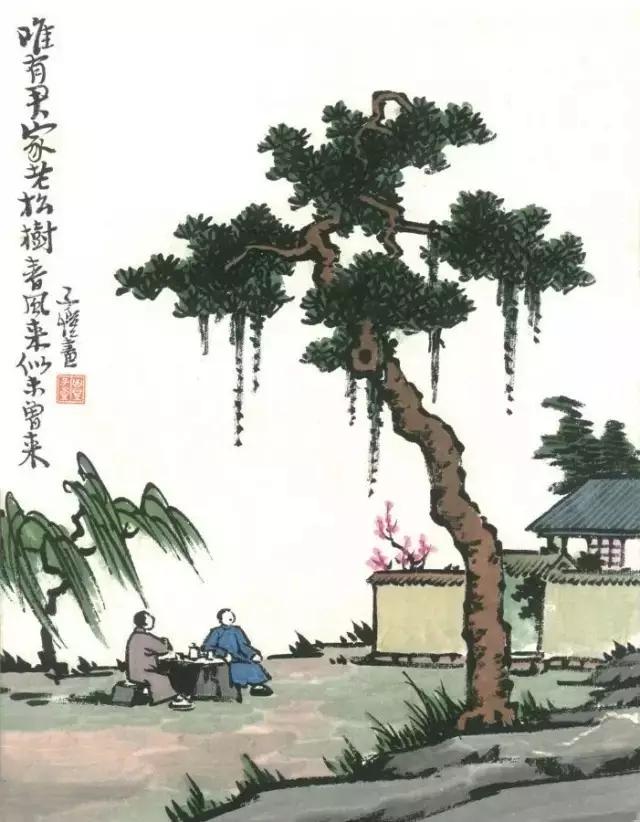 丰子恺画唐诗宋词,丰子恺的画醉了整个春天