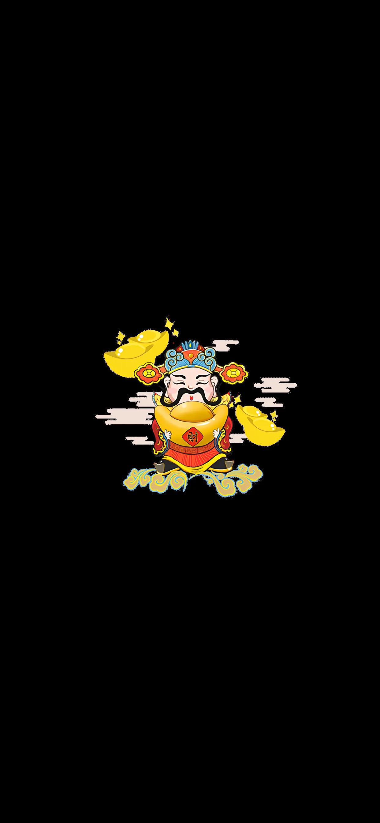 迎财神专属主题壁纸高清无水印,2022最旺好运大气壁纸财神