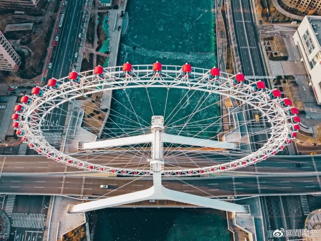 天津对称建筑物,天津各区分布图最新