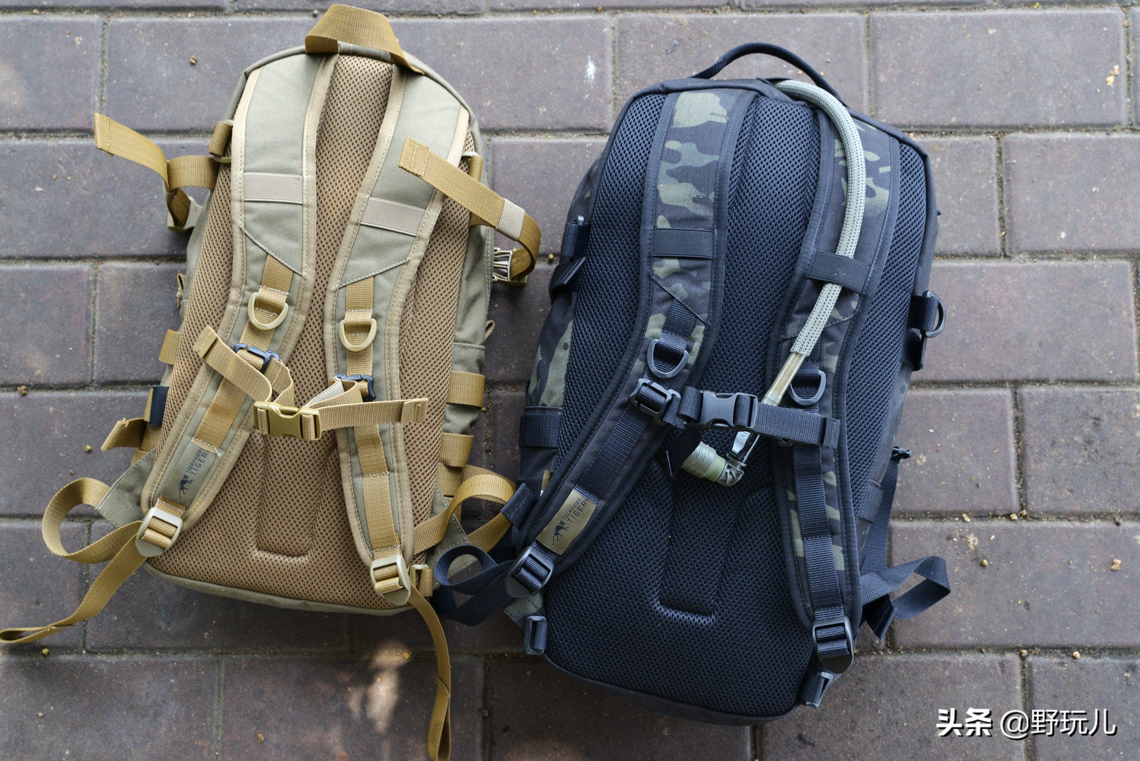 军事风格双肩包推荐,黑色军用双肩包