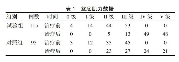 生物反馈电刺激在产后盆底肌康复的应用及效果研究