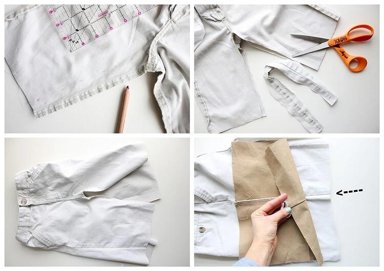 裤子太长怎样变短不用缝孩子,裤子太长了变短窍门不用剪不用缝