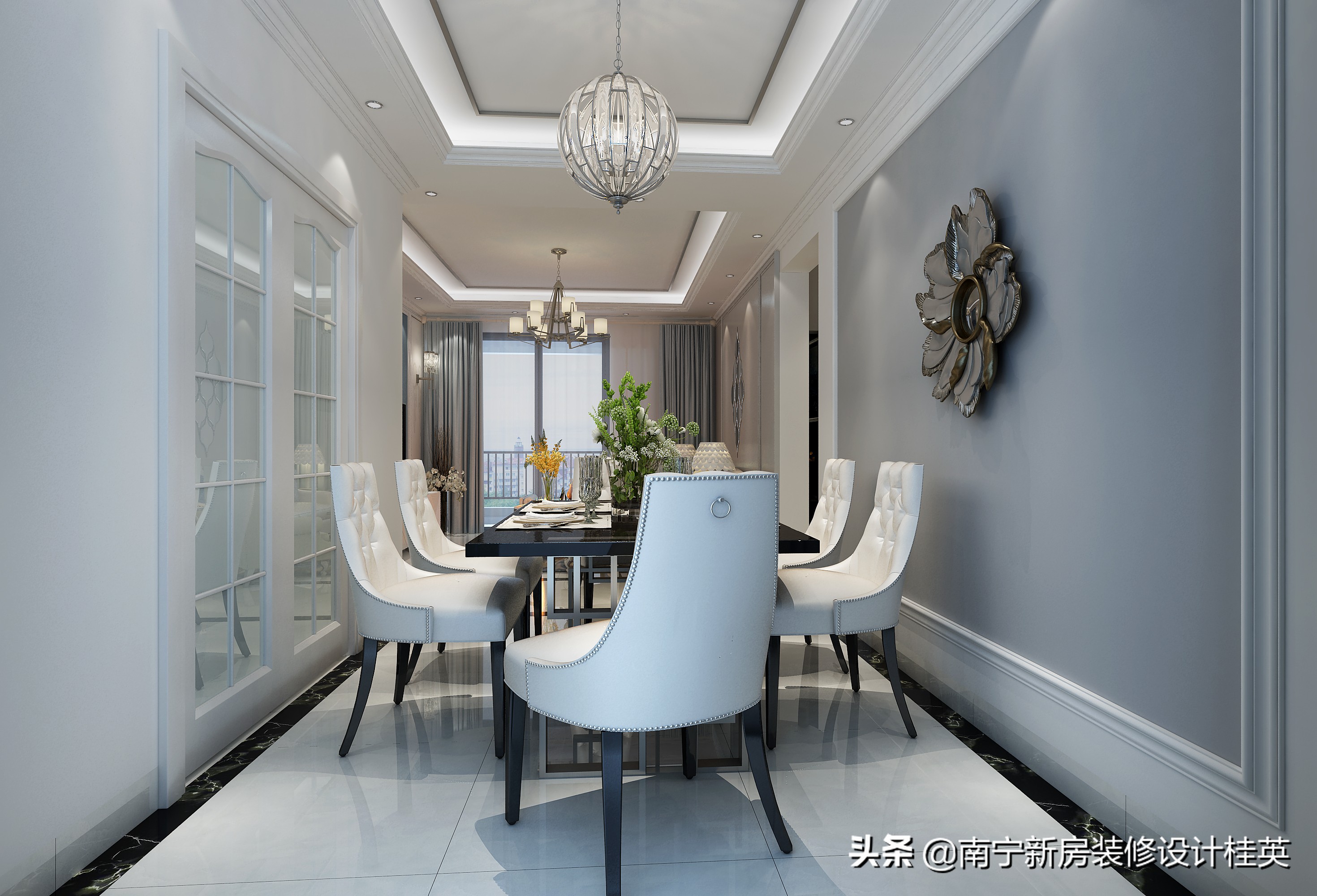 荣和悦澜山户型装修,荣和澜山府127装修效果图