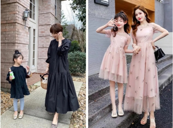 亲子装一家三口高级感亲子照,亲子穿搭技巧视频教程