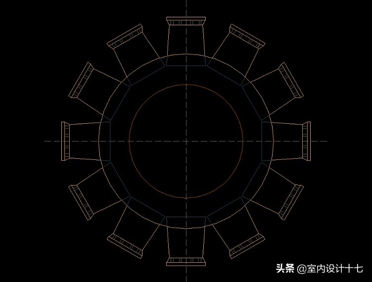 会议桌cad平面图,办公家具cad模板