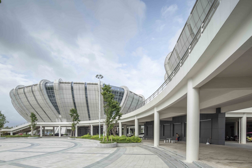 映山独玉苍，滨水双杜鹃--浙江苍南体育中心