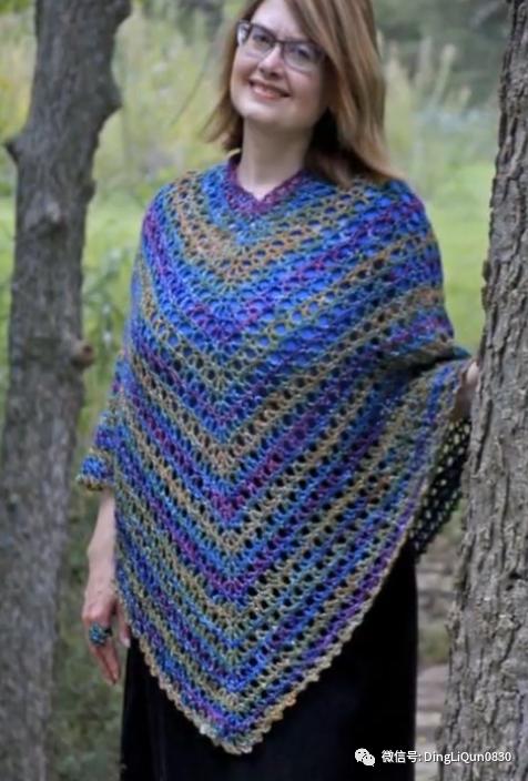 高档蕾丝钩花斗篷披肩防晒衣,针织披肩花样图片大全