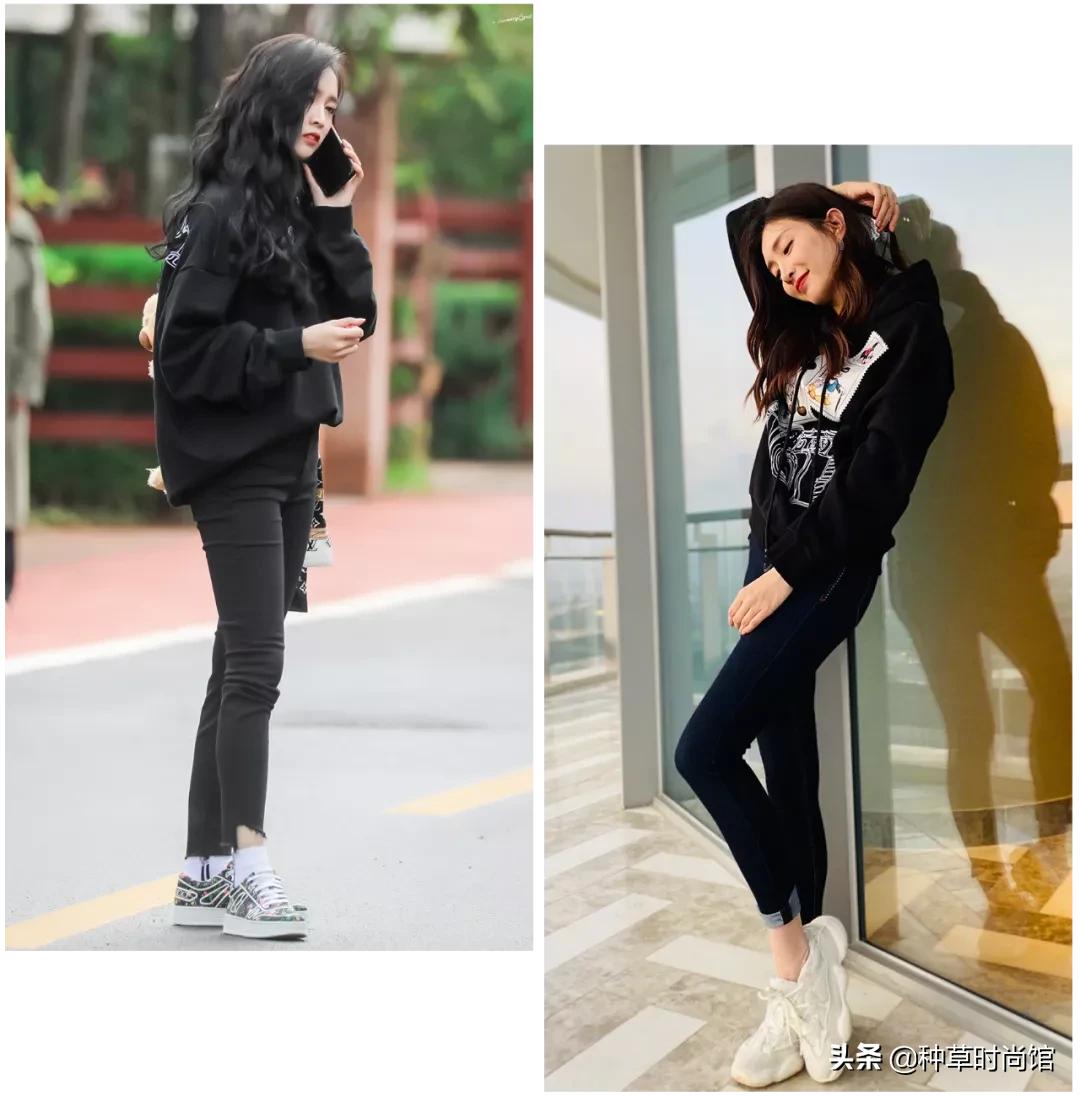 秋冬新款上新卫衣穿搭,今年秋款卫衣的流行款式