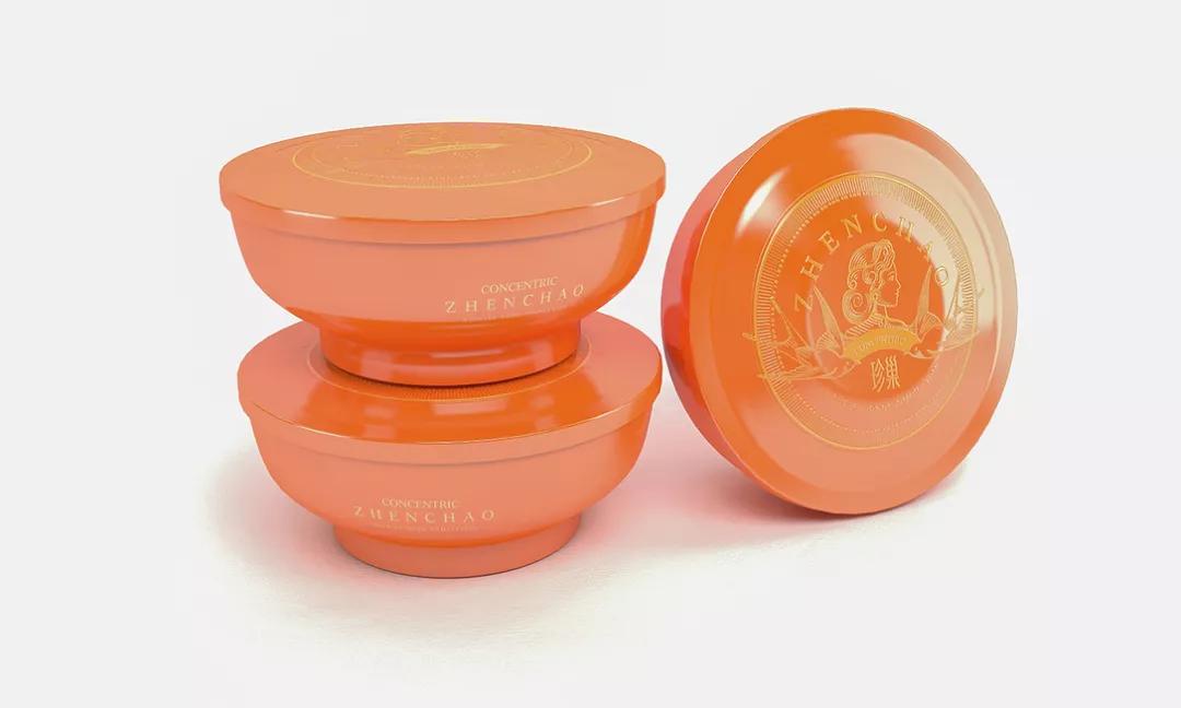 兔年元素的燕窝包装盒展开图,好看的燕窝包装设计