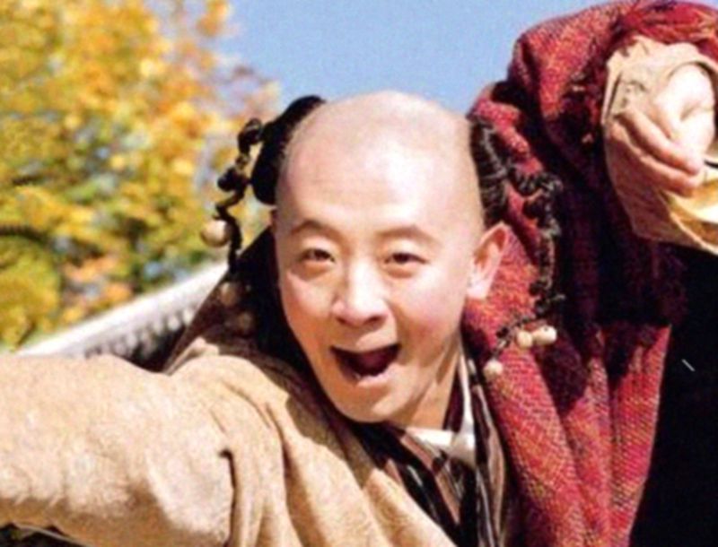 徐锦江光头造型福星高照猪八戒,洪金宝古装造型