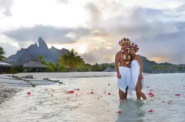 大溪地海岛婚礼,旅行结婚大溪地
