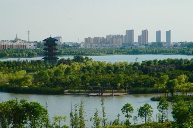 临颍县千亩湖,临颍千亩湖示意图