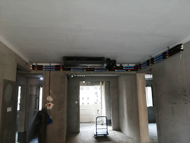 「华南城中园33号楼」住宅地暖/采暖+新风系统+中央空调设计安装