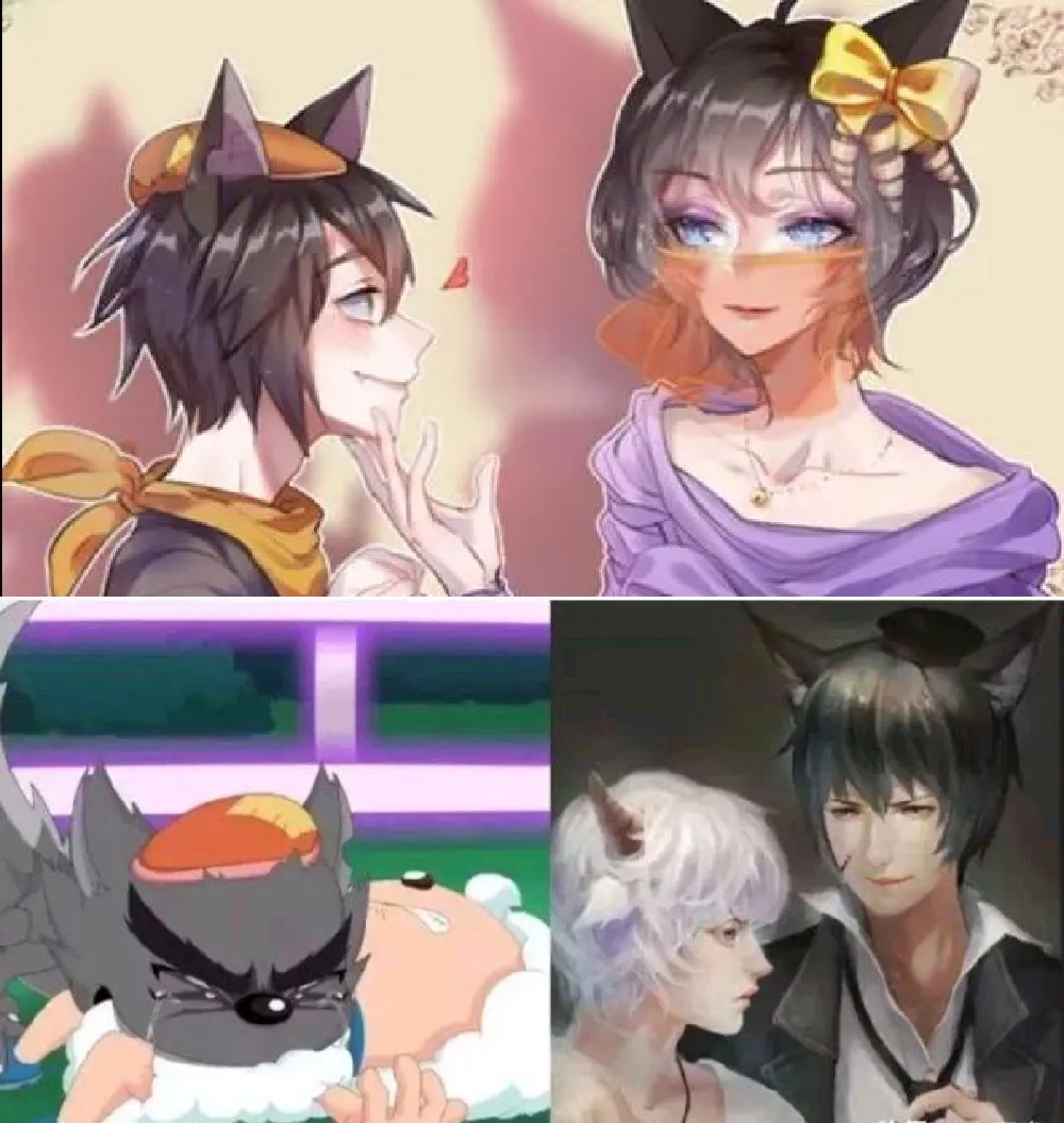 喜羊羊拟人cp图,喜羊羊CP拟人化