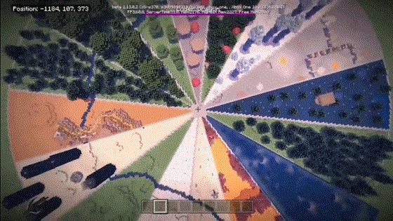 我的世界针叶林微缩群系模型,我的世界微缩群系模型大全