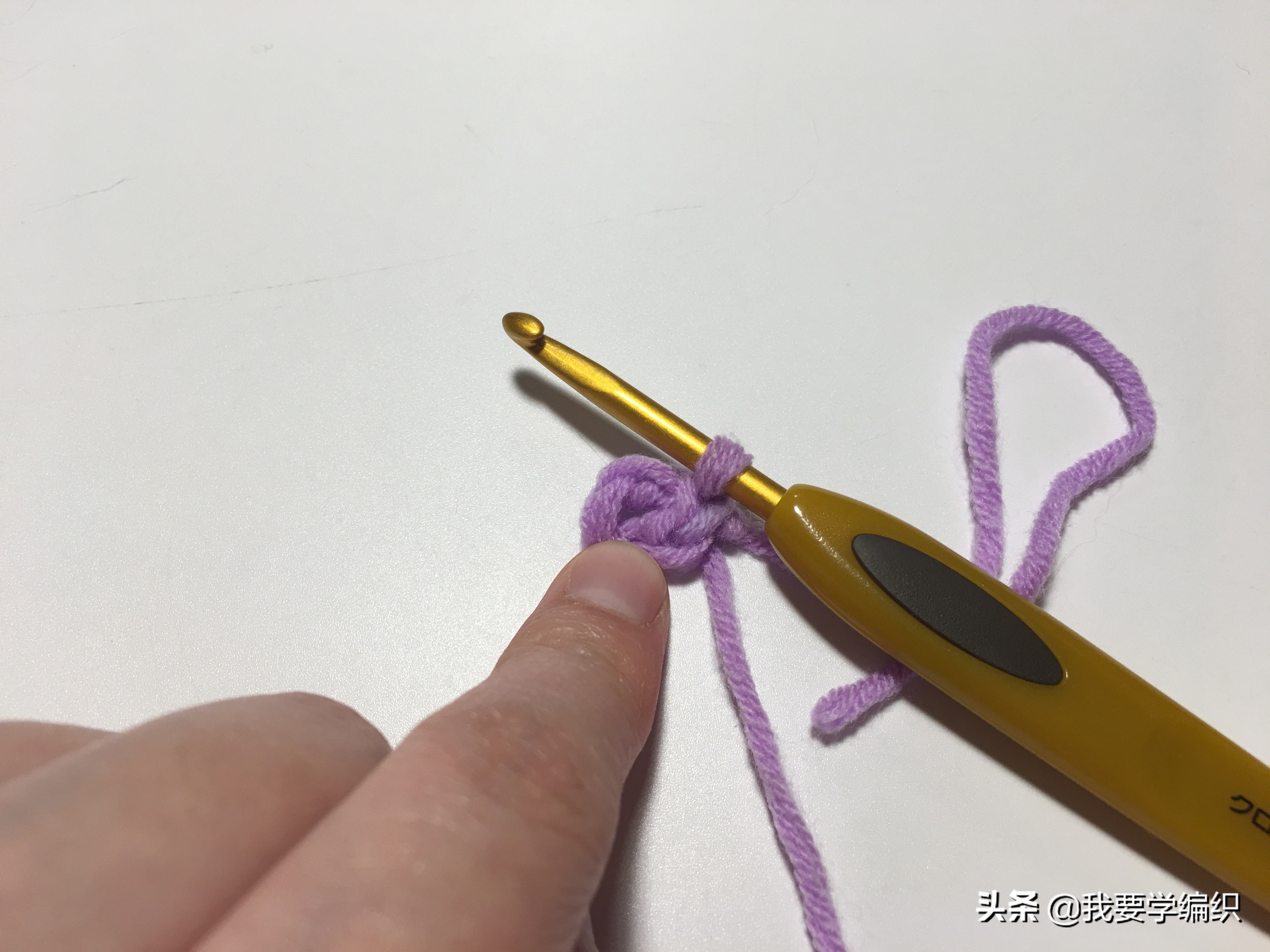 最简单的钩坐垫教程,新手一步一步钩坐垫教程