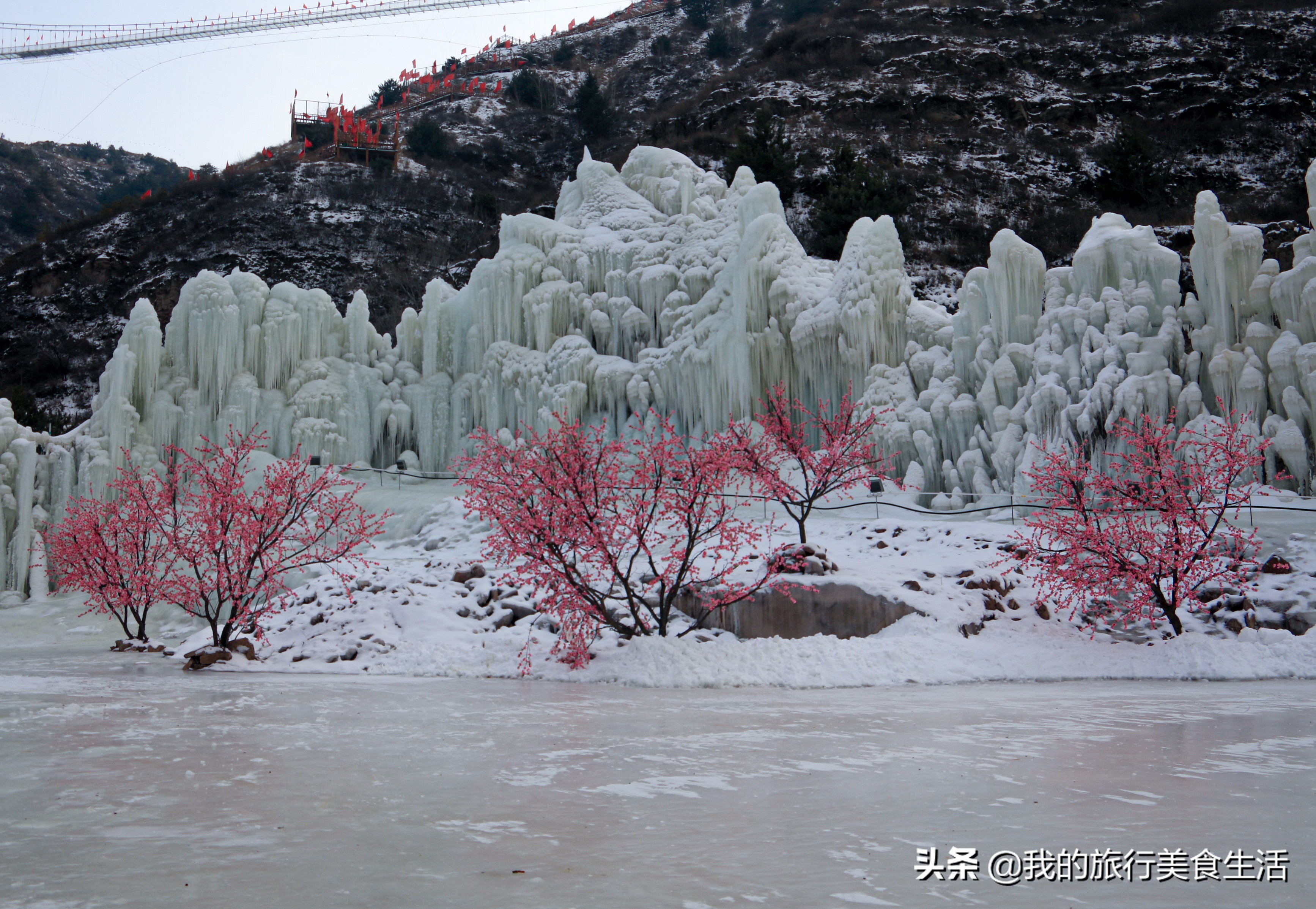 太原在哪看冰瀑布,太原冰川瀑布