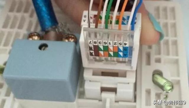 网线水晶头8种颜色接法,水晶头颜色排序