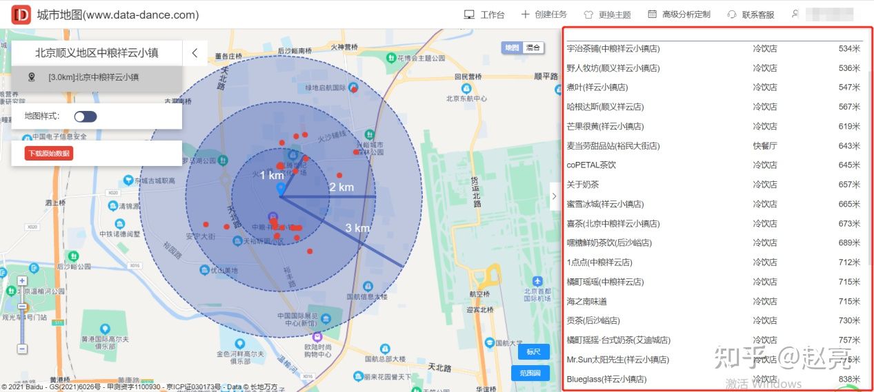 顺义区中粮祥云小镇商圈调研之奶茶行业
