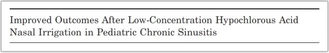 次氯酸洗鼻液,次氯酸消毒液刺激鼻腔