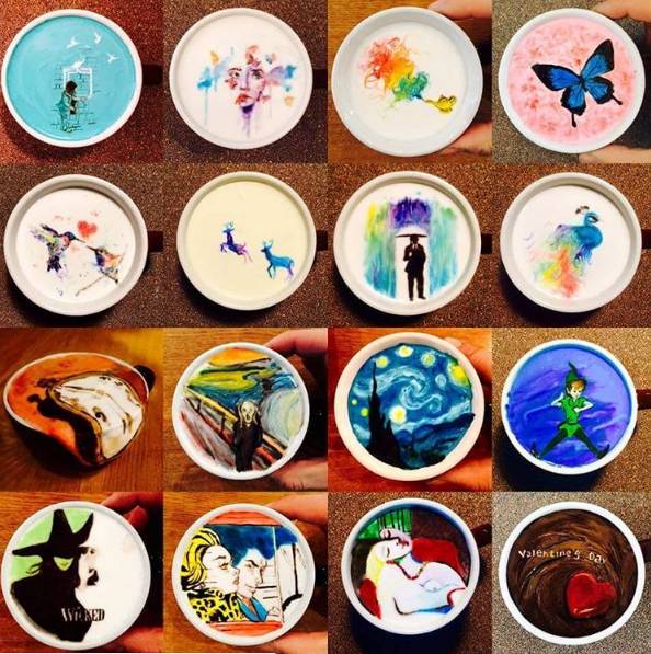 他把梵高的名画装进一杯咖啡，竟然撩到10万迷妹