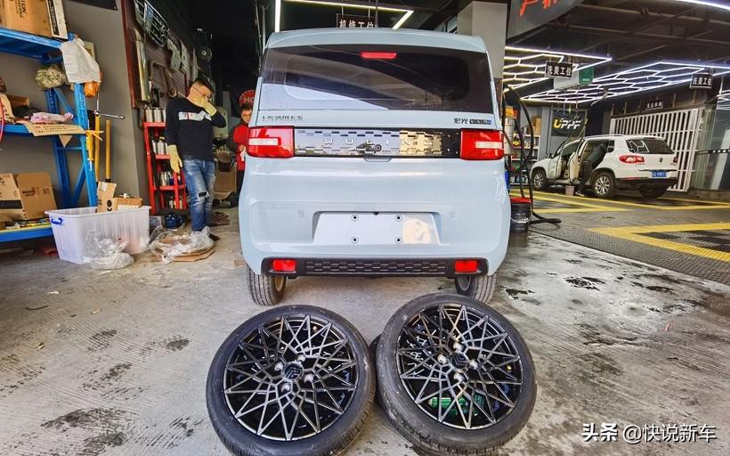 改装宏光miniev红色,装出腔调宏光miniev改装