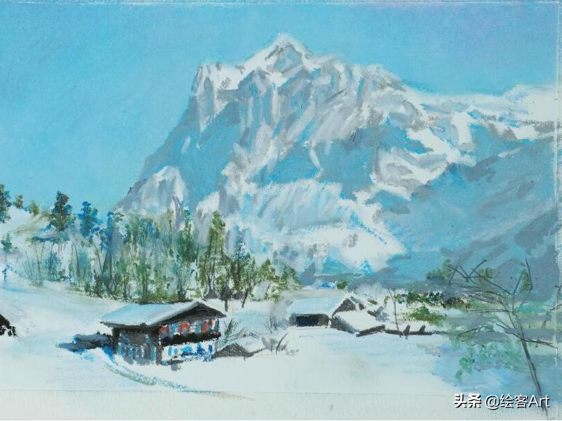 儿童油画棒初学者入门作品,儿童油画棒初学者入门简单出效果