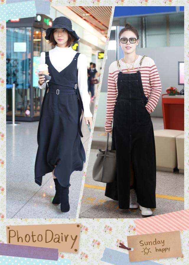 洋气减龄背带裙可外穿,别再穿碎花裙了