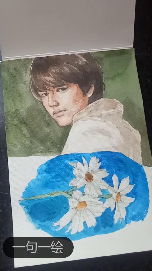 练习记录，新的一本水彩本画完了，照比三年前进步不少欸