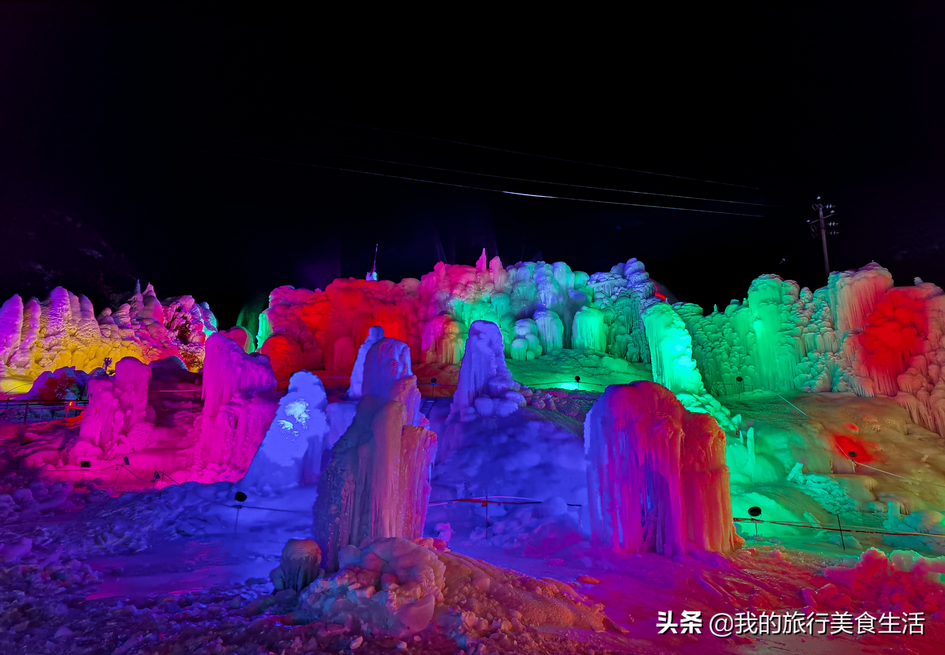 太原在哪看冰瀑布,太原冰川瀑布