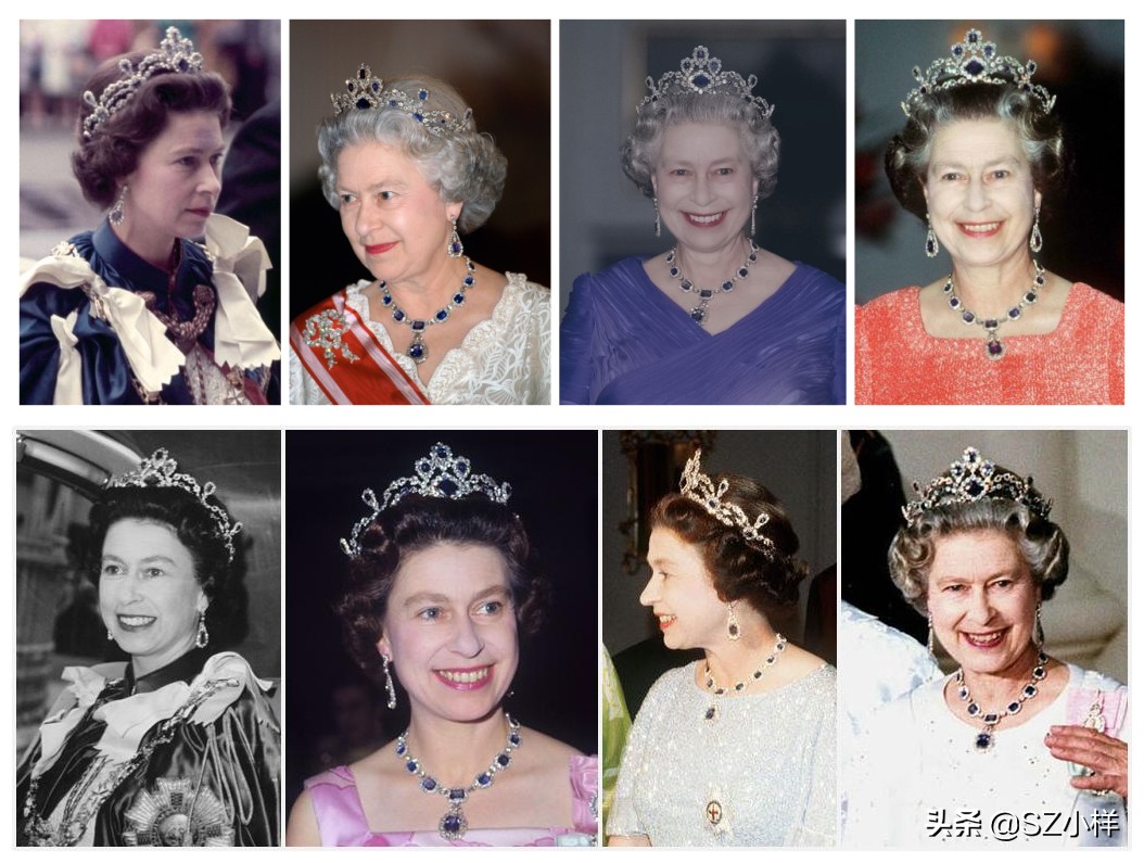 英国女王多奢侈,英国女王佩戴珠宝来源图