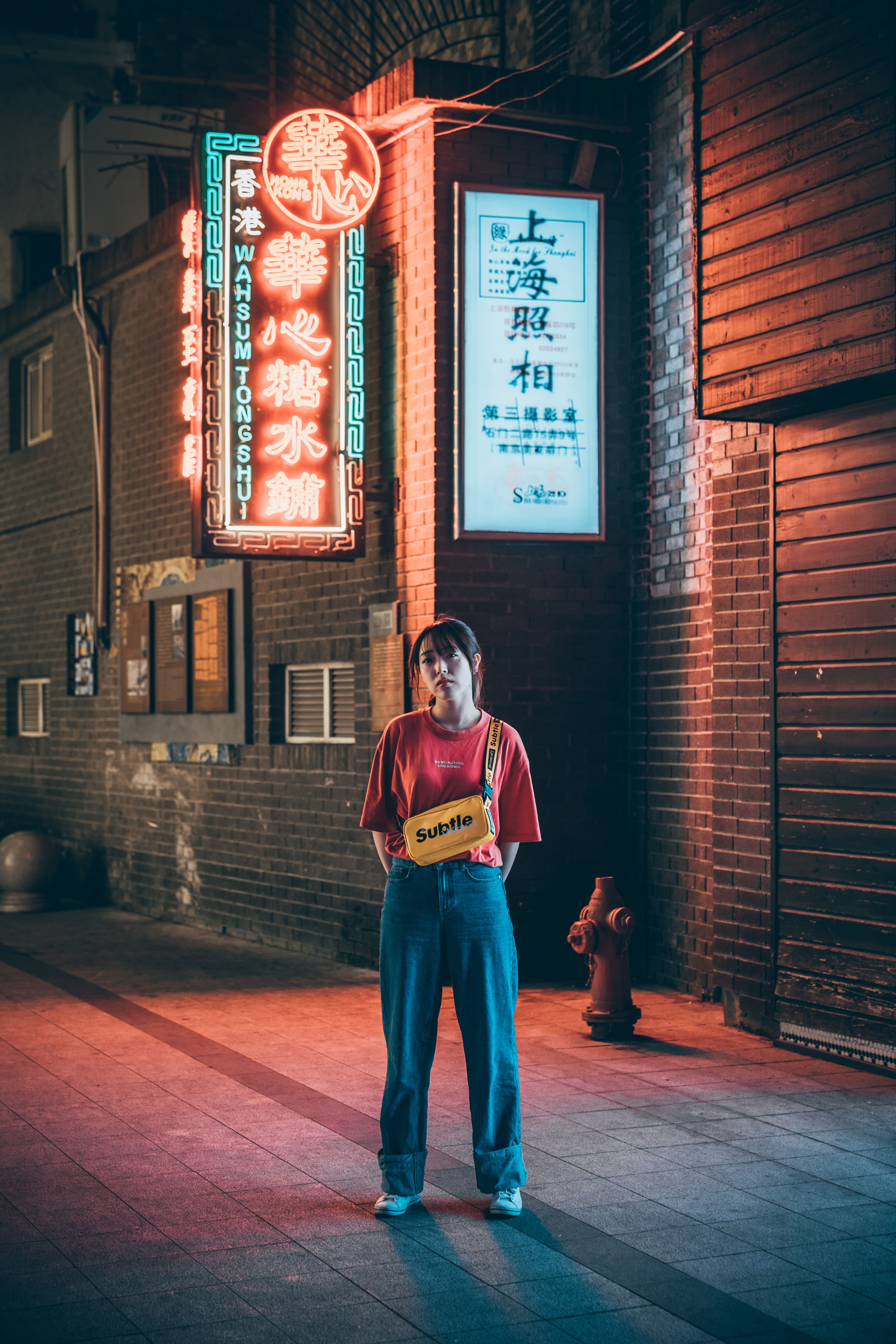 出色的穿搭,李斯丹妮同款subtle斜挎包