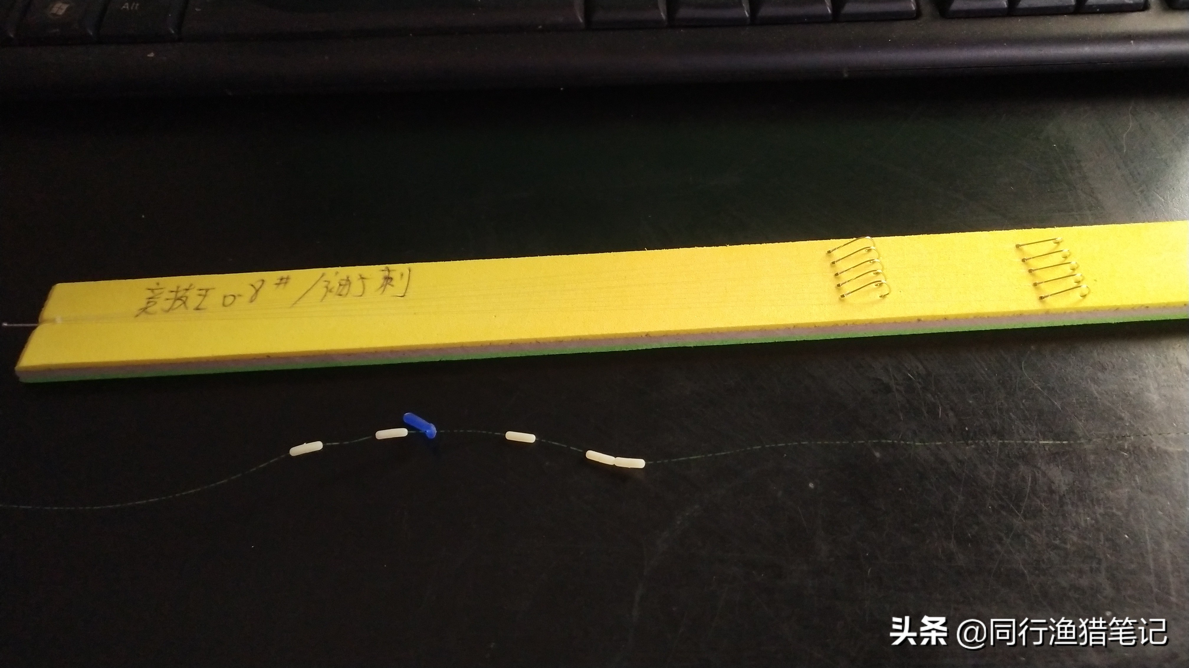 新手钓鱼鱼线绑法,钓鱼鱼线子线绑法