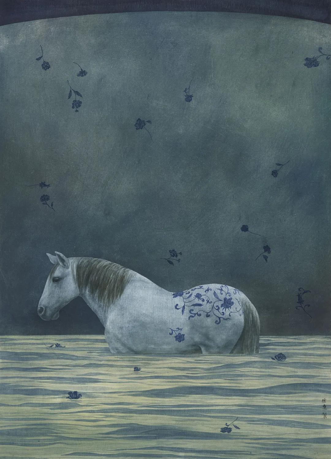 常玉群马图拍卖,常玉巨作群马首度亮相拍卖市场