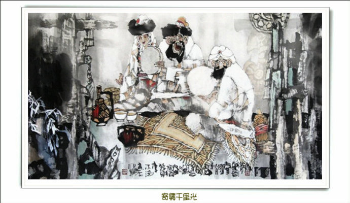 李志远三十张绝美人物画,李智远古风人物画