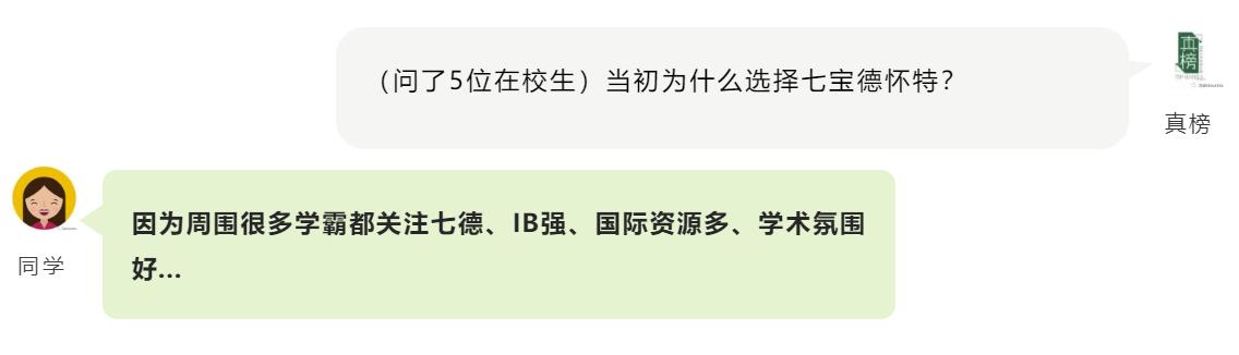 上海ib最强学校,上海七宝德怀特学霸