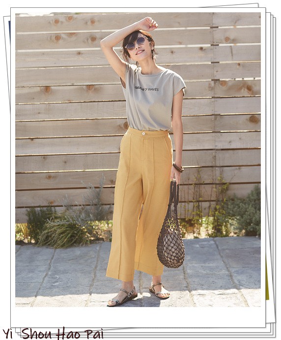 阔腿裤夏季6种最时髦的搭配方式,夏季白色垂感阔腿裤如何搭配上衣