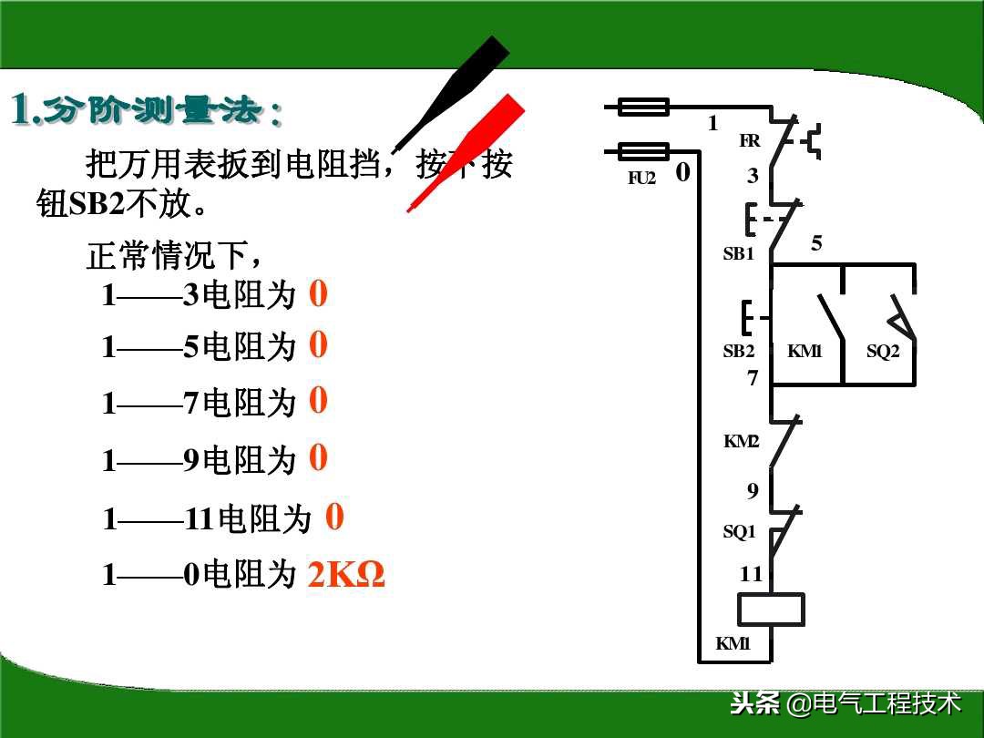 怎么快速排查电路故障？电阻法一步步教你，学电工会查故障很重要