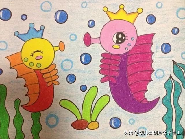 上百张幼儿园创意儿童画,儿童绘画创意3-6岁童年童画