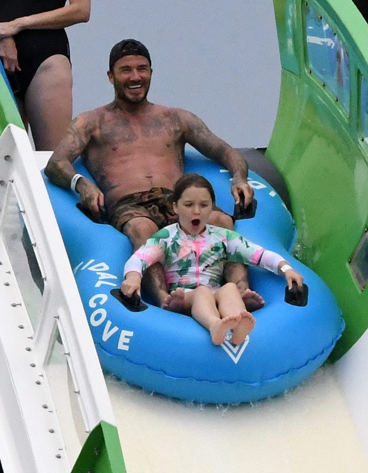 贝克汉姆小七度假,贝克汉姆小七旅行